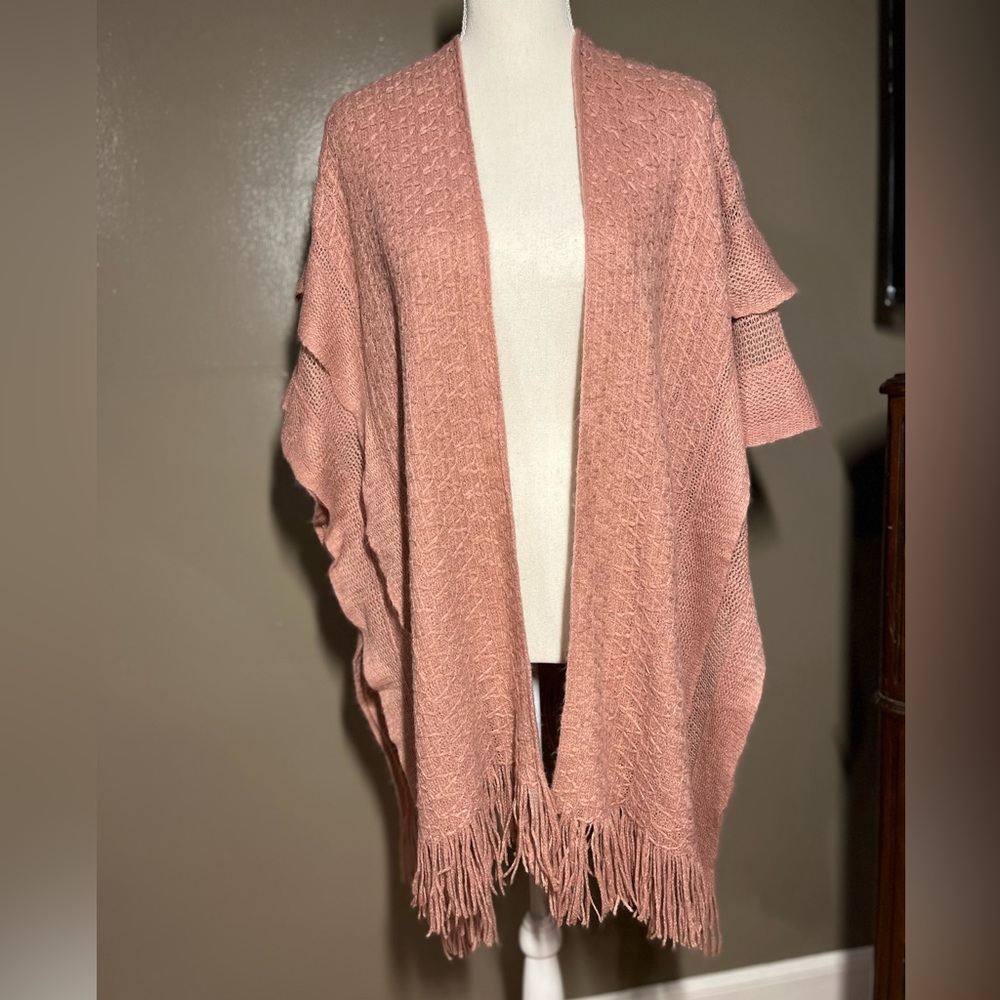 Just Be Poncho with Fringe